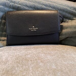 kate spade Black Crossbody Wallet
